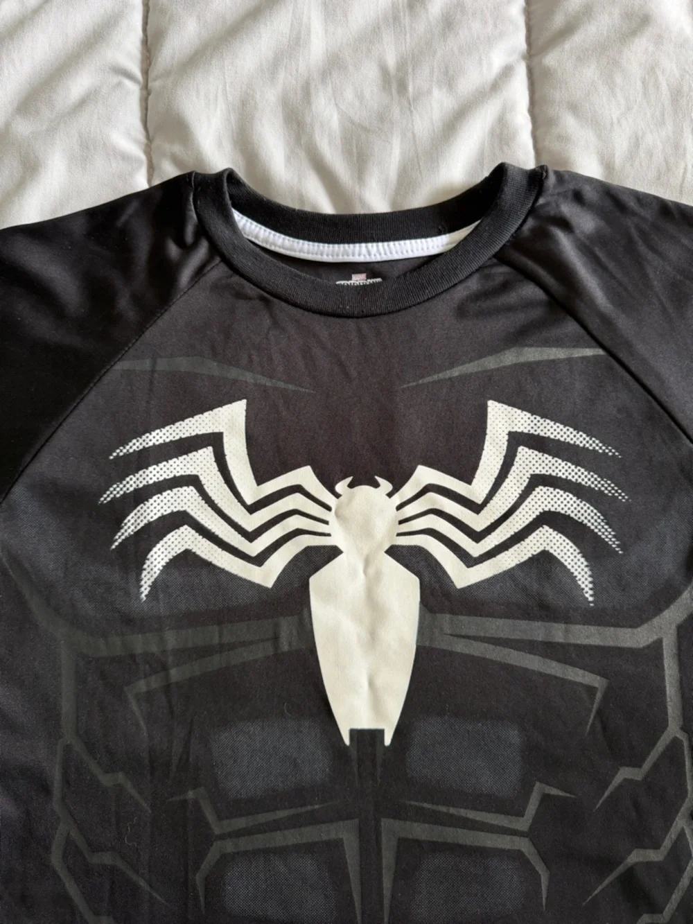 Marvel Spider-Man Venom Boys Size 16 Graphic Tee & Shorts Set Black Athletic